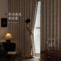 Downton abbey french chenille curtains blackout bedroom classy curtains fabric living room shaoxing keqiao finished fabric