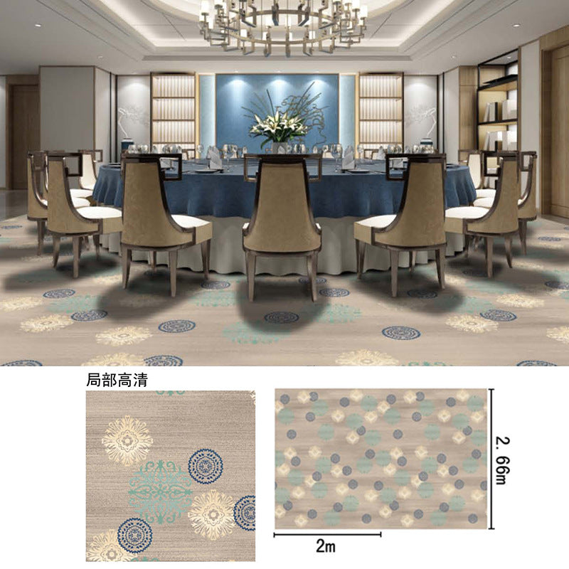 High-end nylon banquet carpet for hotels, stain-resistant and dirt-resistant, suitable for private rooms, conference halls, bedrooms, full coverage, large format, spliced, commercial use