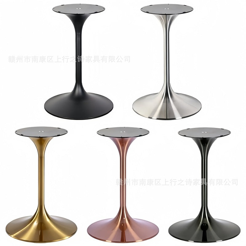 Titanium speaker legs, stainless steel spinning brushed table legs, metal waist bracket, coffee table legs, tulip table legs
