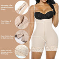 Temu european and american style waist trainer bodysuit - mesh shapewear for tummy control, butt lift, and body shaping