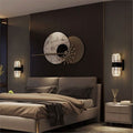Minimalist bedside lamp creative bedroom living room bedside nordic led acrylic aisle background wall post-modern wall lamp