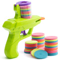 Cross-mirror wholesale decompression soft bullet gun family outdoor kids toys flying disc toy gun children's outdoor battle game