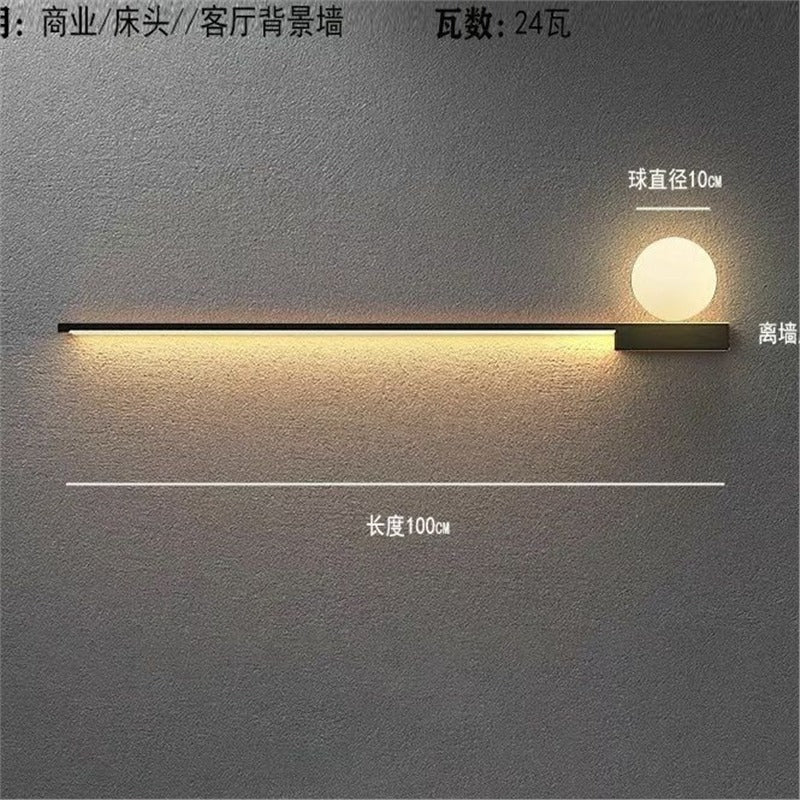 Ximeike high-end nordic style wall lamp, efficient and dimmable, 15w-20w, multi-color temperature, 20-30㎡ irradiation