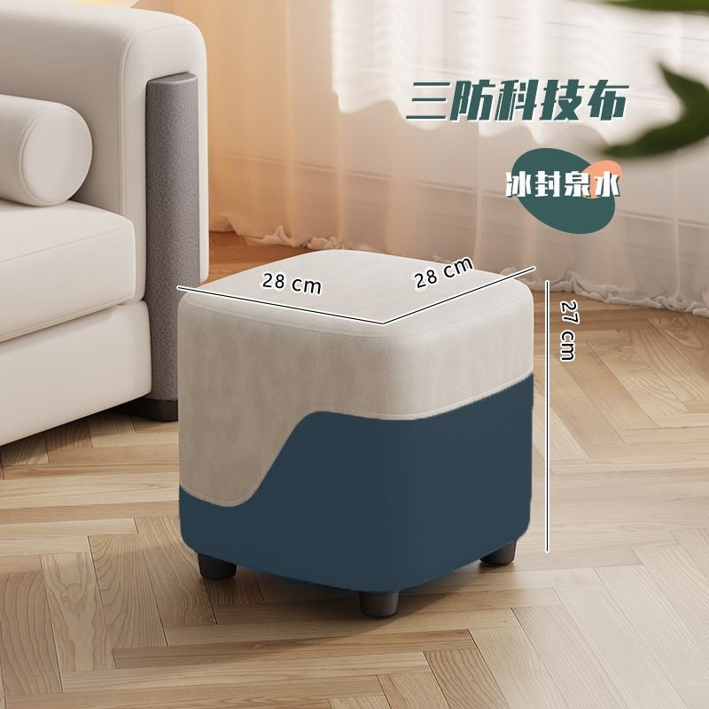 Small bench for home living room small stool casual sofa stool entrance shoe changing stool cloakroom low stool soft bag small square stool