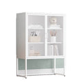 Iron sideboard storage wall storage iron cabinet kitchen living room wine cabinet modern casual tea storage drawer cabinet