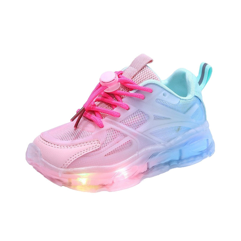Children's sports shoes summernew arrival mesh shoes breathable bright light mesh kids dad shoes boys shoes summer style