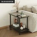 Movable small side table with slit storage rack, accessible luxury simple corner table, small table, sofa side coffee table, for home tea table