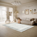 Minimalist geometric living room rug - in stock - printed bedroom area rug - stain-resistant floor mat - modern style sofa coffee table blanket