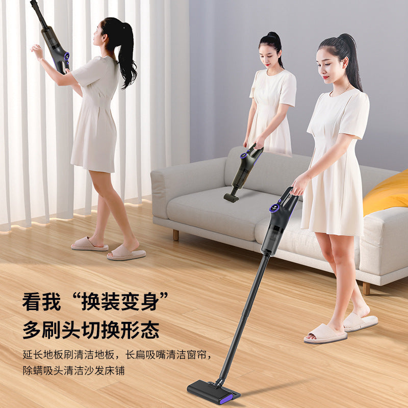cordless handheld vacuum cleaner - powerful suction, deep carpet cleaning, dust mite removal, sweeping and mopping all-in-one