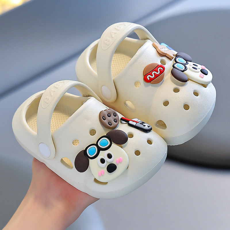 Eva kids' clogs - summer cartoon cute soft sole non-slip slippers for baby girls and boys, perfect for first walkers and toddlers
