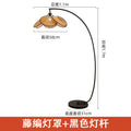 Floor lamp wabi-sabi medieval style japanese style retro designer living room sofa bedroom art house b&b fishing lamp