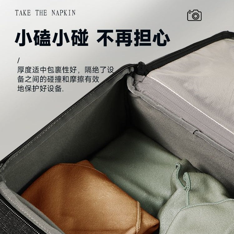Camera patch cloth magic cloth lens bag 100% off storage cloth self-adhesive storage bag liner cloth mirrorless protective cover bag