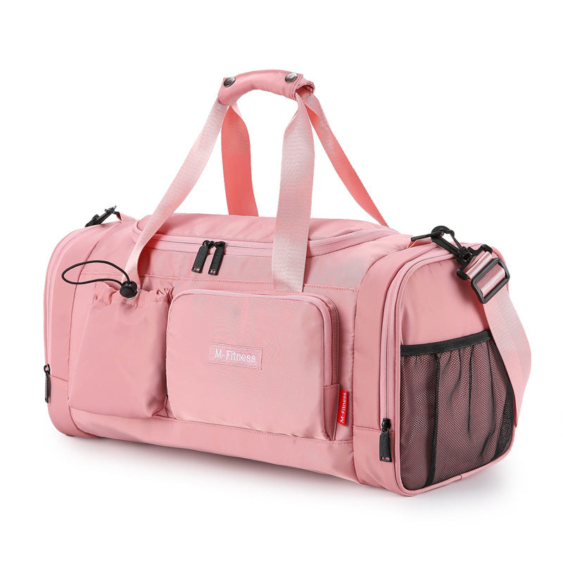 Short business trip portable travel bag large capacity travel bag dry and wet separation sports fitness bag independent shoe compartment bag