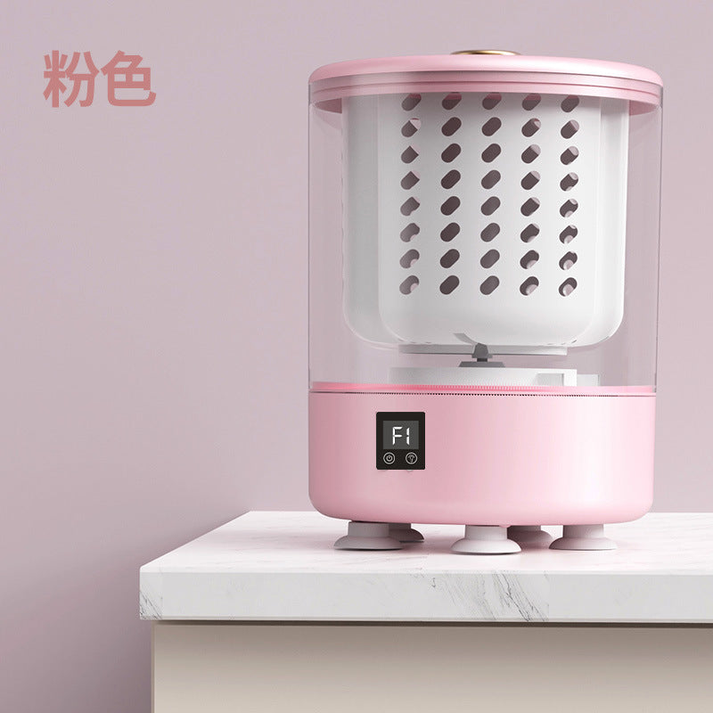 New mini washing machine - all-in-one, cordless, portable, perfect for underwear, socks, and small items - the ultimate laundry cup!