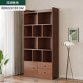 Bookcase floor-standing locker for home living room display cabinet wall-mounted storage locker bedroom with door dust-proof bookshelf