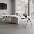 Office conference table long table minimalist modern conference room table and chair set small meeting table reception negotiation counter table