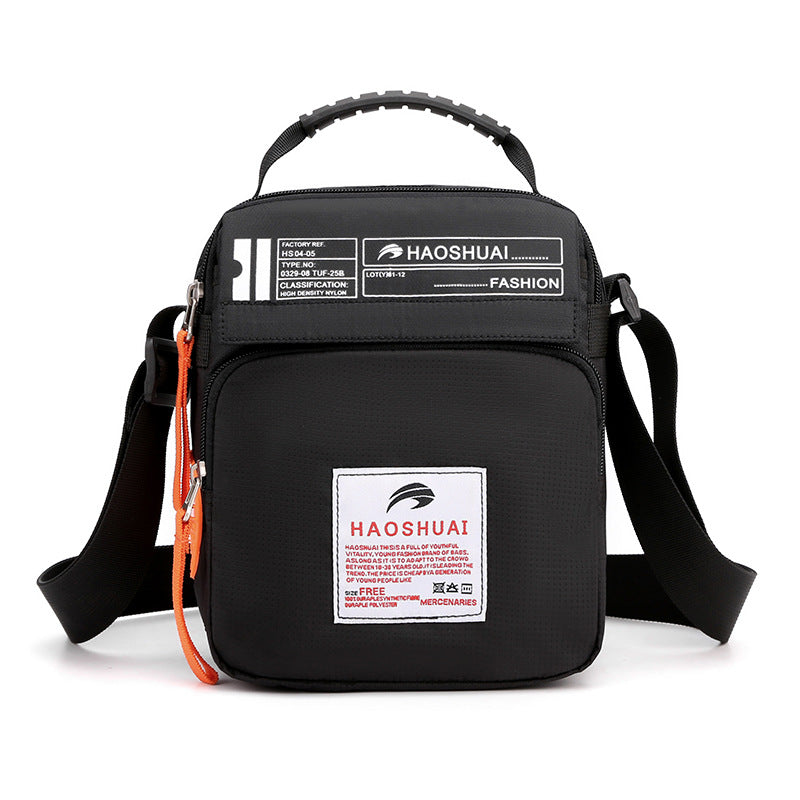 Cross-border new men and women messenger bag fashion casual shoulder bag sports bag outdoor waterproof satchel one piece delivery
