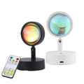 Popular wireless remote control charging sunset lamp sunset lamp wall lamp wiring-free atmosphere background wall decorative painting lamp