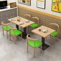 Thickened snack table and chair noodle shop hotel breakfast catering snail powder snack milk tea dessert shop barbecue table and chair combination