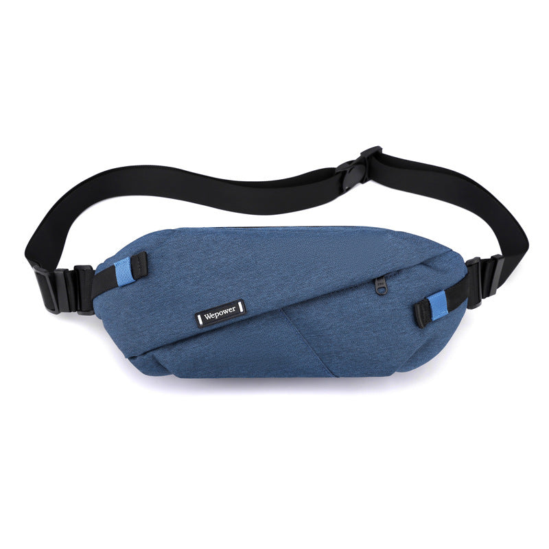 New Hong Kong wind locomotive color matching cycling bag outdoor travel fanny pack versatile mobile phone messenger bag travel commuter fanny pack