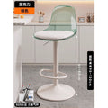 Accessible luxury scandinavian bar chair modern casual bar swivel chair for home adjustable chair front desk bar stool back chair