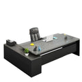 Modern minimalist executive desk office furniture - manager's desk, ceo desk, supervisor desk and chair set, boss desk