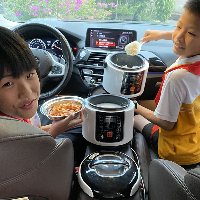 Car rice cooker self-driving tour 24v truck self-driving tour 12v car rice cooker  Russian and English delivery