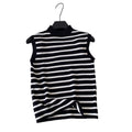 Pure desire work clothing style stripes half turtle neck knitting vest women's summer slimming look sleeveless outwear suspender tops