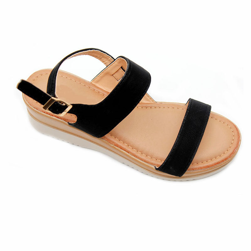 Yiwu stall spot sandals women's shoes summer versatile heel non-slip  beach sandals sandals