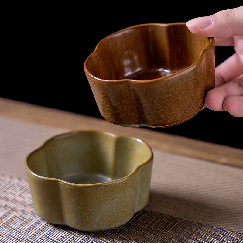 Retro high-looking pastry flower-shaped dish restaurant hotel stylish side dish dipping sauce dish snack snack dish