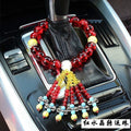 Car pendant car pixiu gear hanging transfer beads imitation obsidian car pendant rearview mirror decoration supplies