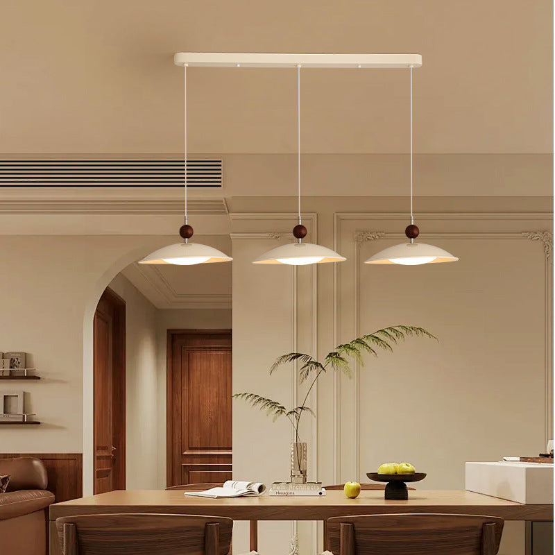 Full spectrum flying saucer restaurant light antique three-head chandelier atmospheric bar designer lighting surprise quiet wind study light