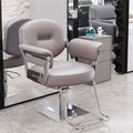 [dark gray backrest] + stainless steel silver plate model: factory direct sales + brand new thickened frame