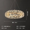 Dandelion crystal chandelier - luxury living room, bedroom, dining room lighting - high-end crystal chandelier - modern creative design for clothing stores