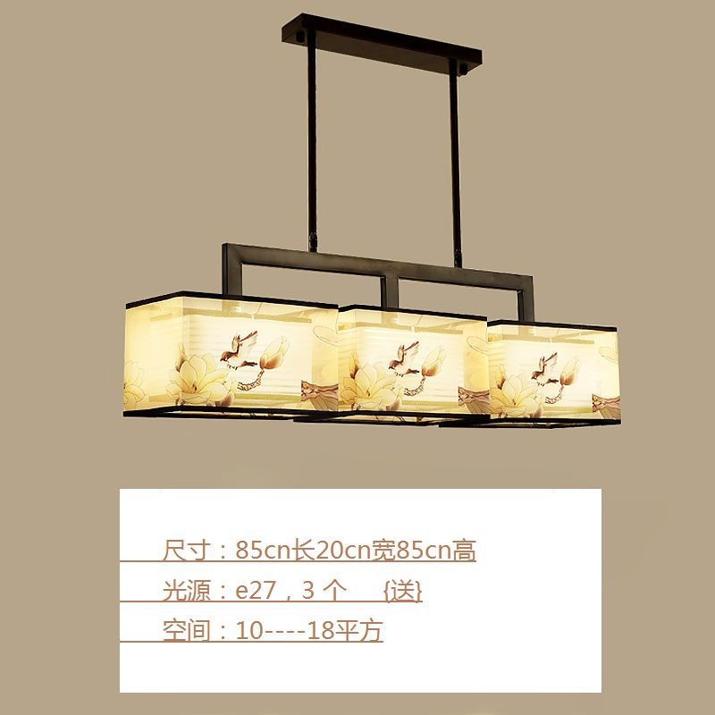 Restaurant chandelier three-head dining table lamp creative stylish tea room lamp modern casualchinoiserie zen bar lamp