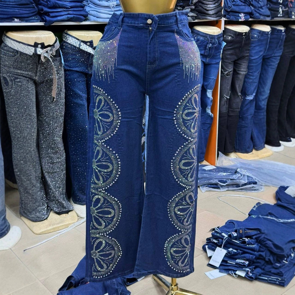 Cargo jeans women's sequinjeans wholesale boyfriend jeans available pants for women