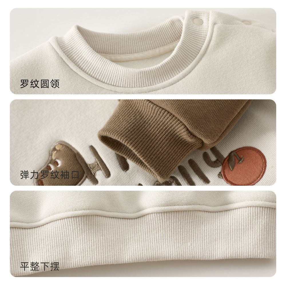Babycare baby clothes autumn winter korean style fashionable kids' sweatshirt top long sleeve newborn baby outing clothes