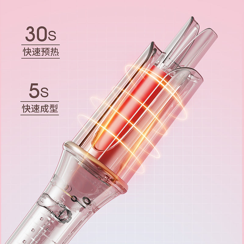 new arrival fully automatic curling wand handy gadget large roll lazy big wave negative ion perm curling iron electric spin