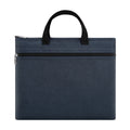 Large capacity waterproof satchel document bag zipper conference bag double layer document bag storage bag document bag customized logo