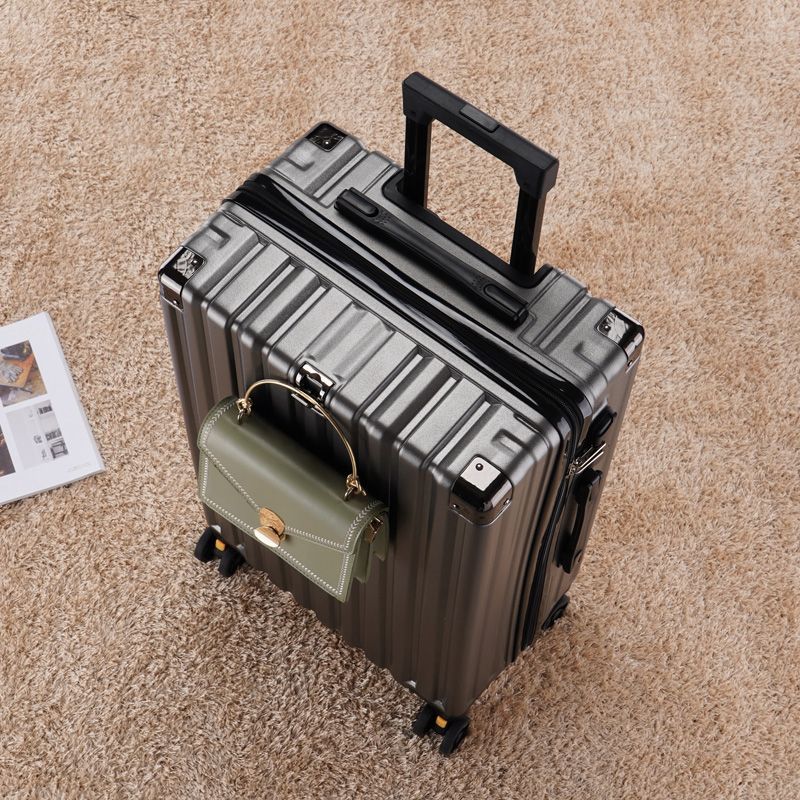 Cross-border luggage male student silent universal wheel 24 zipper box female new password box 26-inch suitcase wholesale