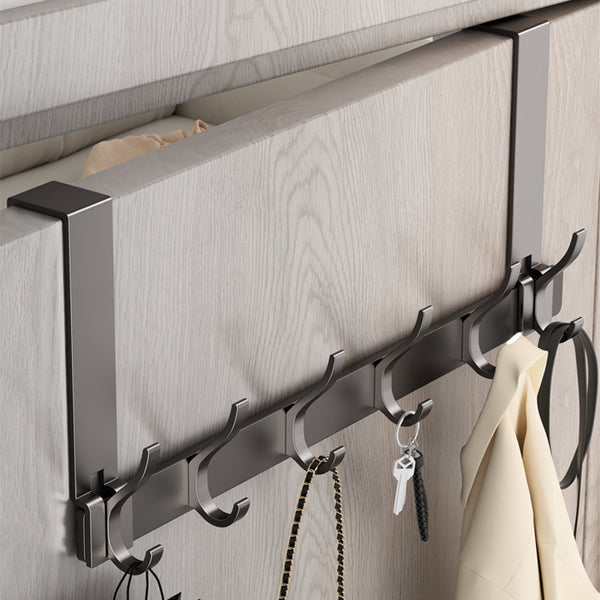 Hook behind the door Wall hanging hanger Wall non-punching kitchen bathroom Traceless storage Clothes hanger artifact