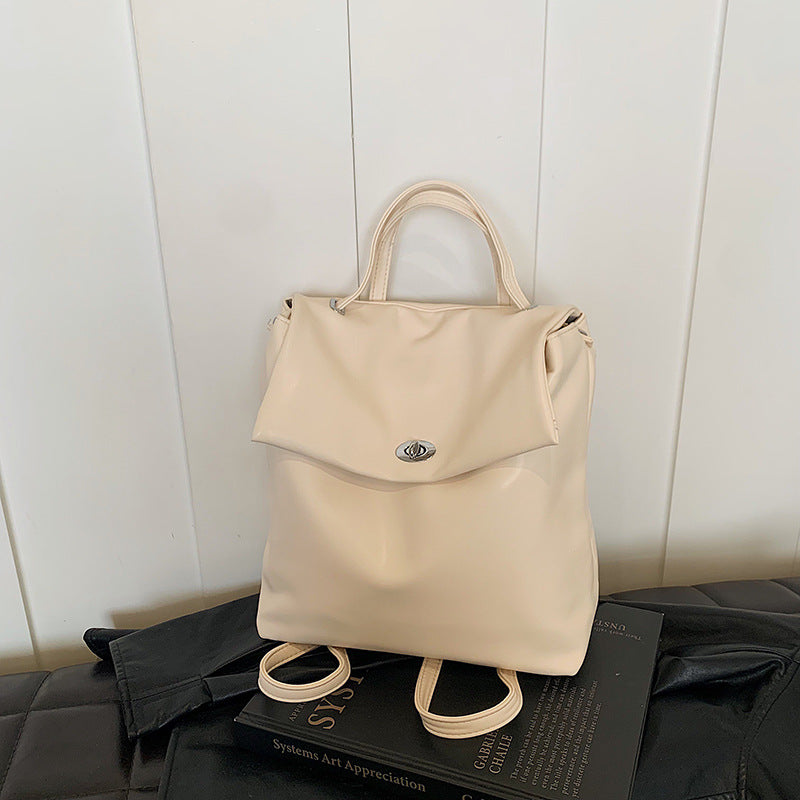 Student class backpack women's 2025 winter new ins trendy fashion student bag high-end versatile women's bag