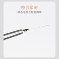 Matgicol slant tip tweezers - stainless steel eyebrow tweezers, black plucking pliers, dual-use eyebrow shaping scissors - wholesale