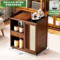 Mobile small tea table tea cabinet for home balcony tea table tea table all-in-one coffee table table tea drinking complete set