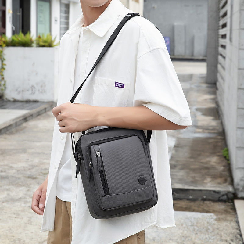 New shoulder messenger bag handbag men's business leisure versatile large capacity shoulder backpack multi-functional bag men