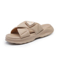 Summer tweed style outwearthick sole slippers women's casual slippers beach sandals plaid hot selling outwear