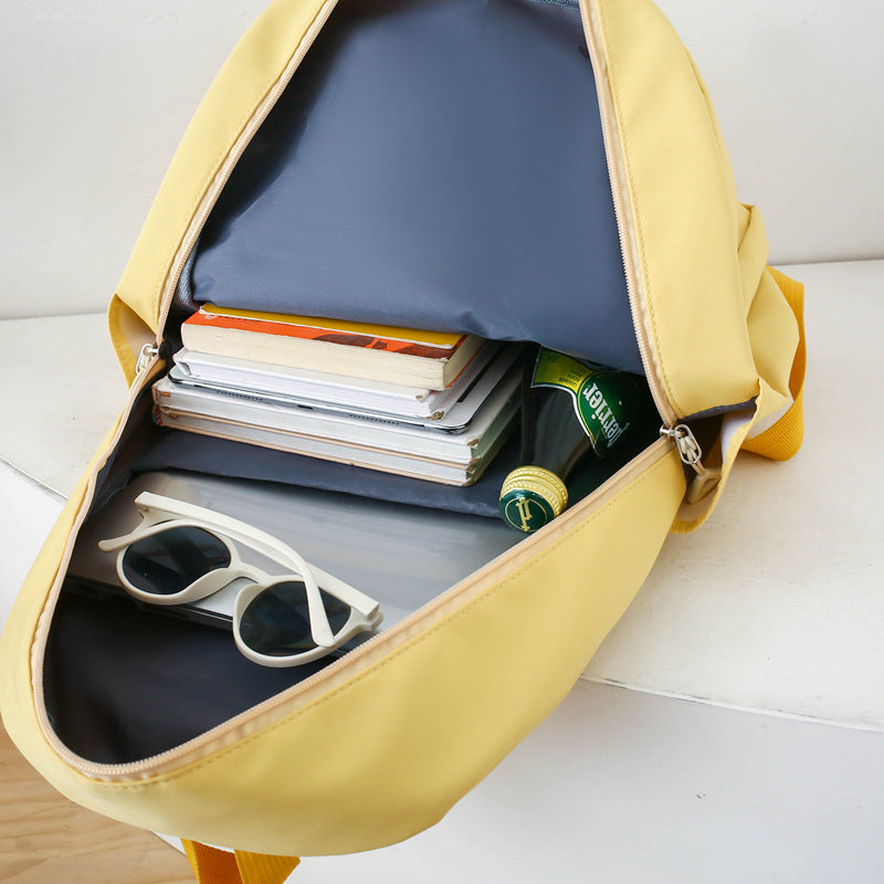 Large capacity bag backpack leisure trend schoolbag primary and secondary school student schoolbag new light travel backpack wholesale