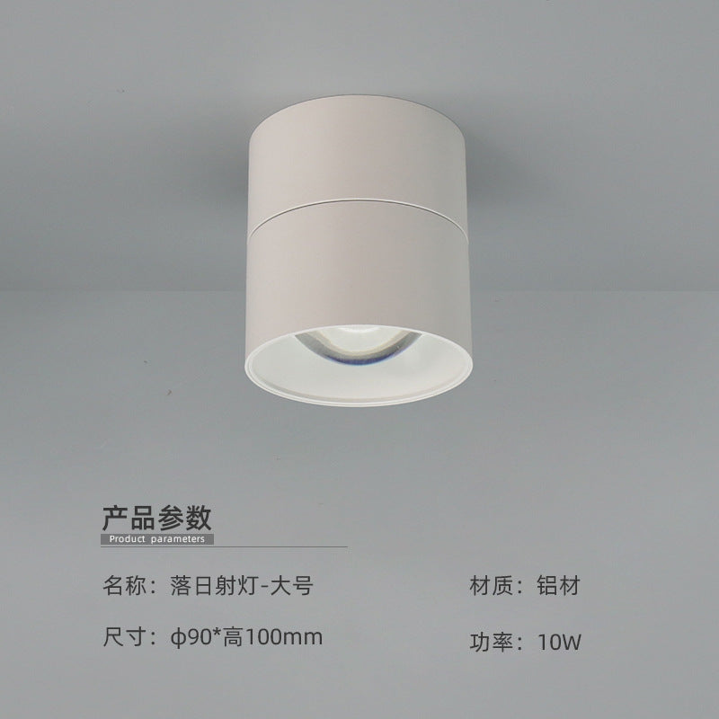 Sunset atmosphere surface spotlights living room entrance bedroom home adjustable angle wall washing Internet celebrity corridor aisle lamps