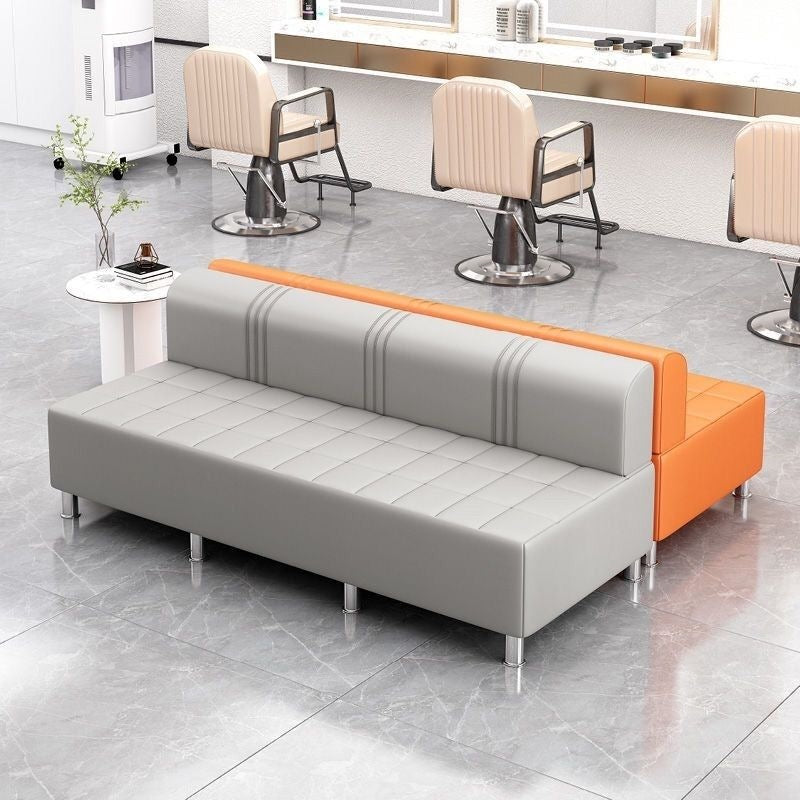 Influencer-approved salon waiting chair - stylish bench seat for hair salons & barbershops - comfortable lounging sofa for clients