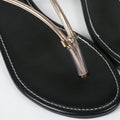 Women's flat slippers - new summer 2025 collection - export quality, flip-flop, herringbone, minimalist, casual beach sandals